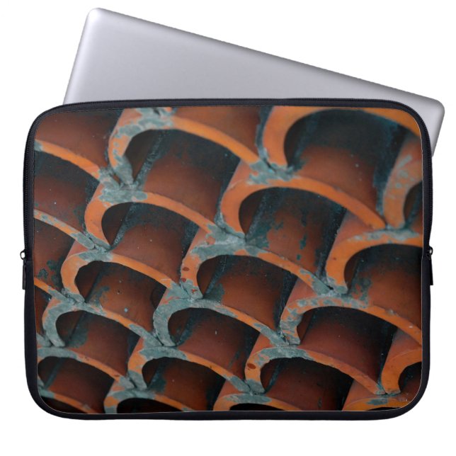 Capa Para Notebook Telhado laranja (Frente)