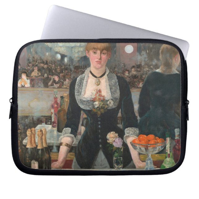 Capa Para Notebook Temperamental Barman Parisiense Manet Um Bar no Fo (Frente)