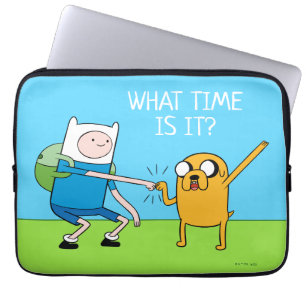 Capa Para Notebook Tempo de Aventura Finn & Jake Fist Bump