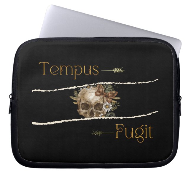 Capa Para Notebook Tempus fugit (Frente)