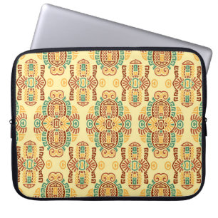 Capa Para Notebook Tendência da Vintagem Étnica: Azulejo Boêmia Sem C