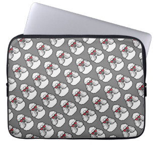 Capa Para Notebook Tendência de Padrões de Poodle