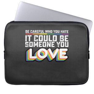 Capa Para Notebook Tenha Cuidado Com Quem Você Odeia Poder Ser Alguém