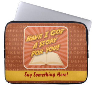 Capa Para Notebook Tenho uma história para você!
