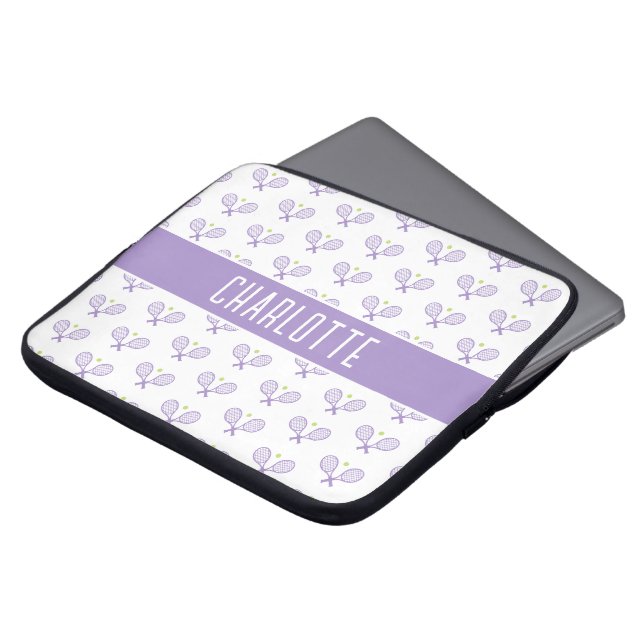 Capa Para Notebook Tênis Personalizado com Nome Padrão de Tênis (Frente Topo)