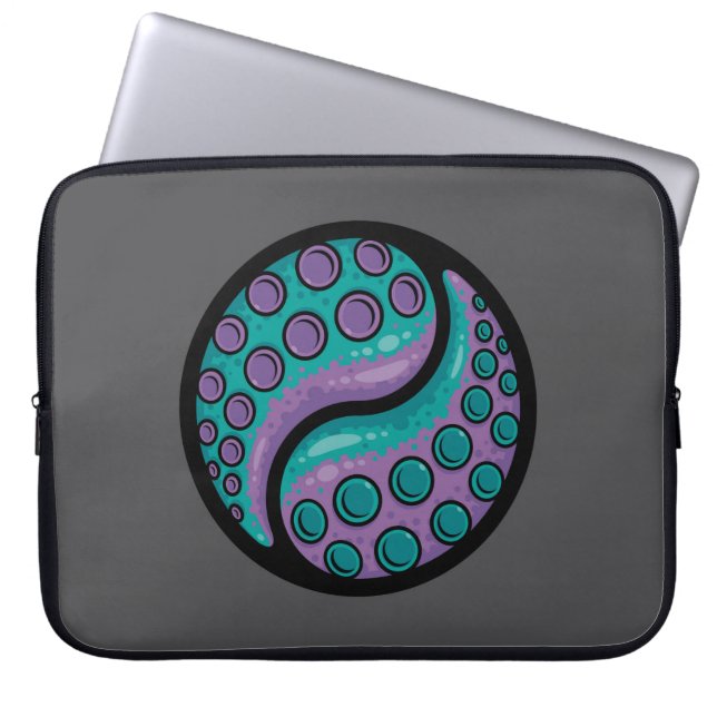 Capa Para Notebook Tentacle Yin Yang (Frente)