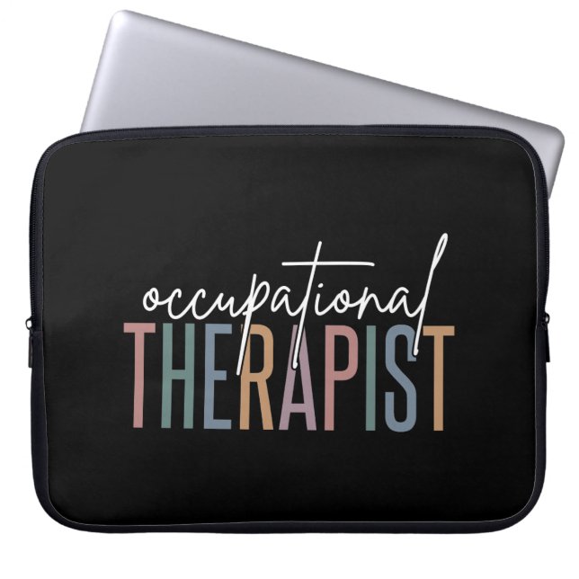 Capa Para Notebook Terapêutica Ocupacional OT | Terapia profissional (Frente)