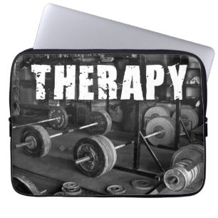 Capa Para Notebook TERAPIA (Barbells) - "Levantamento de peso" Motiva