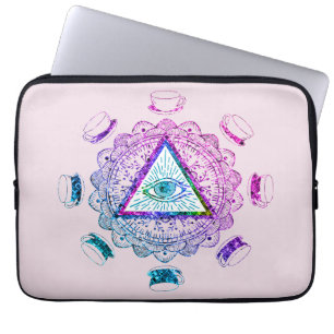 Capa Para Notebook Terceiro Olho Todos Vendo Copo De Café
