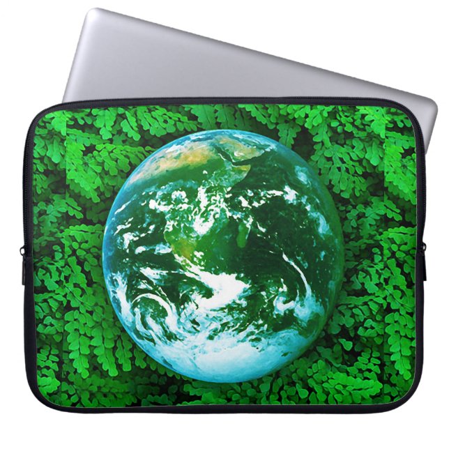Capa Para Notebook Terra Verde - consciência ecológica (Frente)
