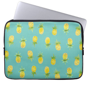 Capa Para Notebook Teste padrão 13" do abacaxi da aguarela a bolsa d