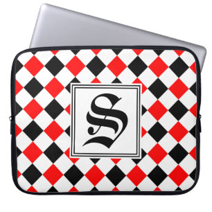 Capa Para Notebook Teste padrão #3 do diamante Monogrammed