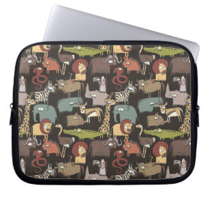 Capa Para Notebook Teste padrão africano dos animais