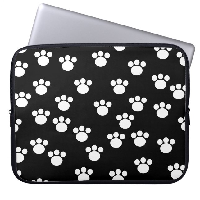 Capa Para Notebook Teste padrão animal preto e branco do impressão da (Frente)