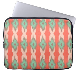 Capa Para Notebook Teste padrão asteca abstrato feminino do ikat