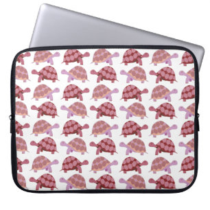 Capa Para Notebook Teste padrão bonito da tartaruga dos desenhos