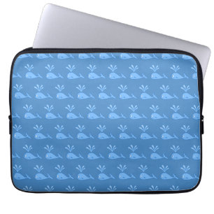 Capa Para Notebook Teste padrão da baleia azul