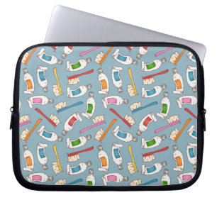 Capa Para Notebook Teste padrão da escova de dentes & do dentífrico