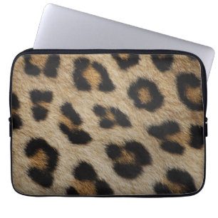 Capa Para Notebook Teste padrão da textura da pele do leopardo