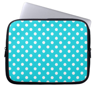 Capa Para Notebook Teste padrão de bolinhas do Aqua