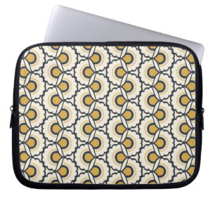 Capa Para Notebook Teste padrão floral geométrico