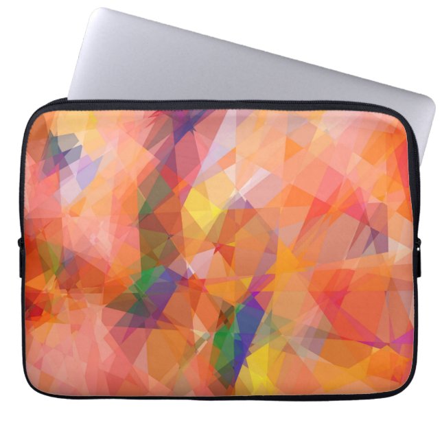 Capa Para Notebook Teste padrão geométrico moderno 3 da arte (Frente)