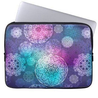 Capa Para Notebook Teste padrão luxuoso floral da mandala