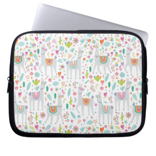 Capa Para Notebook Teste padrão Pastel bonito do lama