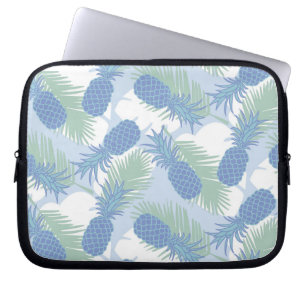 Capa Para Notebook Teste padrão Pastel tropical do abacaxi