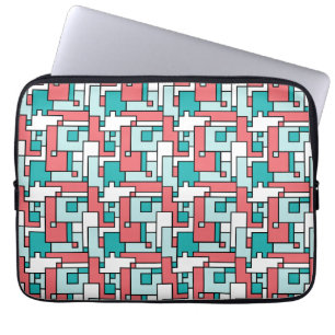 Capa Para Notebook Teste padrão retro do tijolo