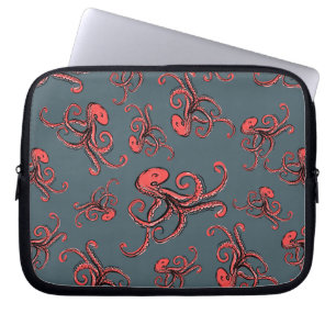 Capa Para Notebook Teste padrão Sneaky do polvo