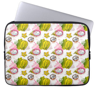 Capa Para Notebook Teste padrão Textured carta branca da fruta