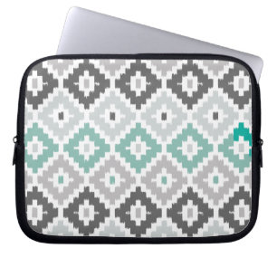 Capa Para Notebook Teste padrão tribal do diamante de Ikat do