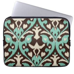 Capa Para Notebook Teste padrão tribal do ikat corajoso moderno do