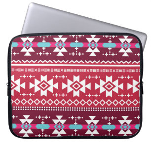 Capa Para Notebook Teste padrão tribal sem emenda asteca tradicional
