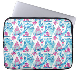 Capa Para Notebook Teste padrão tropical da folha da aguarela