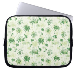 Capa Para Notebook Teste padrão verde da palmeira