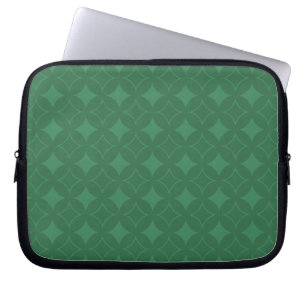 Capa Para Notebook Teste padrão verde de Shippo