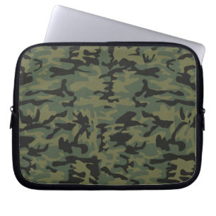 Capa Para Notebook Teste padrão verde do camo