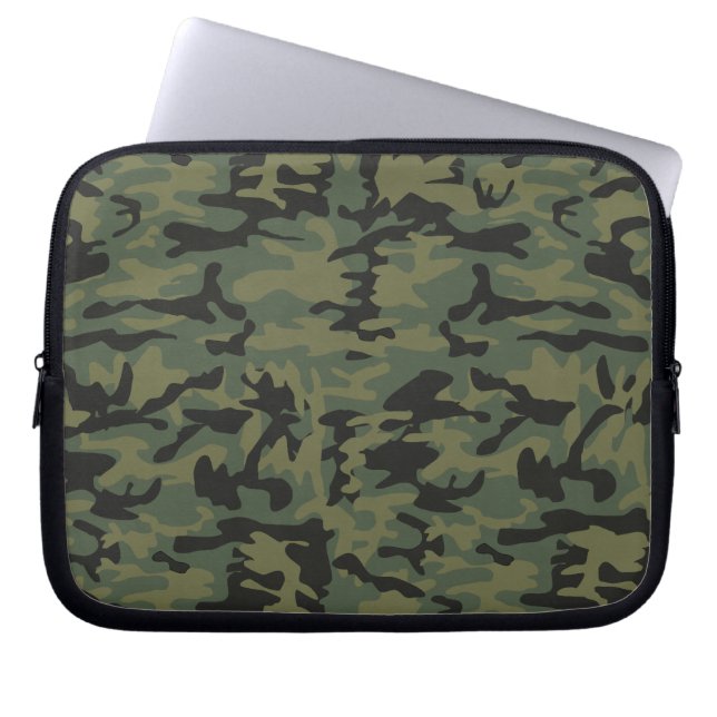 Capa Para Notebook Teste padrão verde do camo (Frente)