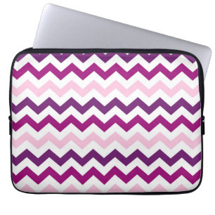 Capa Para Notebook Teste padrão violeta e cor-de-rosa das vigas do