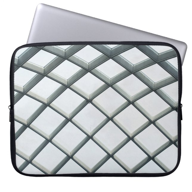 Capa Para Notebook Teto de cúpula de metal branco e vidro (Frente)
