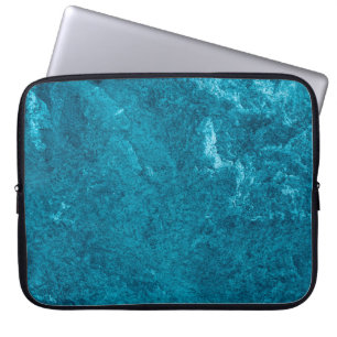 Capa Para Notebook Texto abstrato azul abstrato, arte, decoração gráf