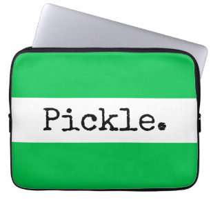 Capa Para Notebook Texto Divertido Amplo Texto Verde Brilhante Listra
