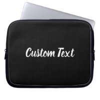 Texto Personalizado a Preto com Script Branco