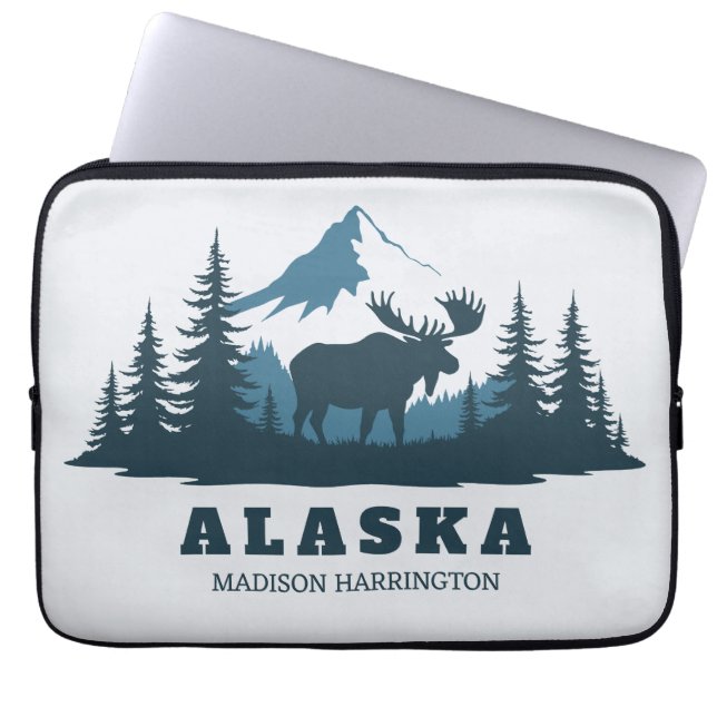 Capa Para Notebook Texto Personalizado ALASKA (Frente)