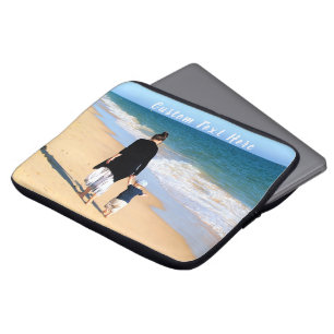 Capa Para Notebook Texto Personalizado da Bolsa de laptop de Fotograf