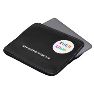 Capa Para Notebook Texto personalizado do logotipo da empresa Bolsa d