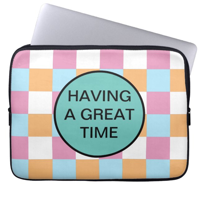 Capa Para Notebook Texto personalizado engraçado (Frente)