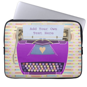 Capa Para Notebook Texto personalizado moderno retro bonito da